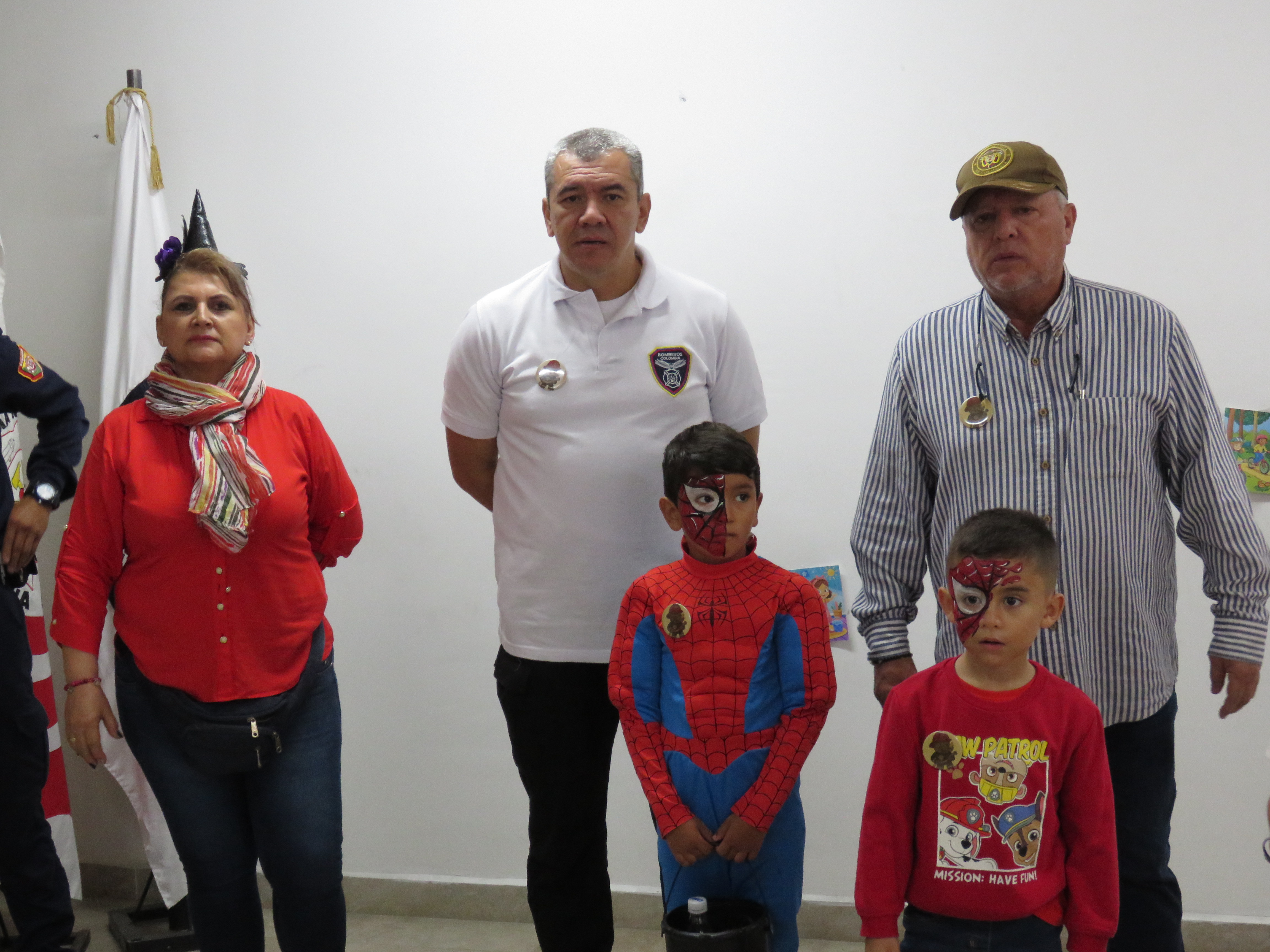 El Cuerpo Oficial de Bomberos Dosquebradas celebró el sábado el Día de los Niños y las Niñas hijos de los bomberos 